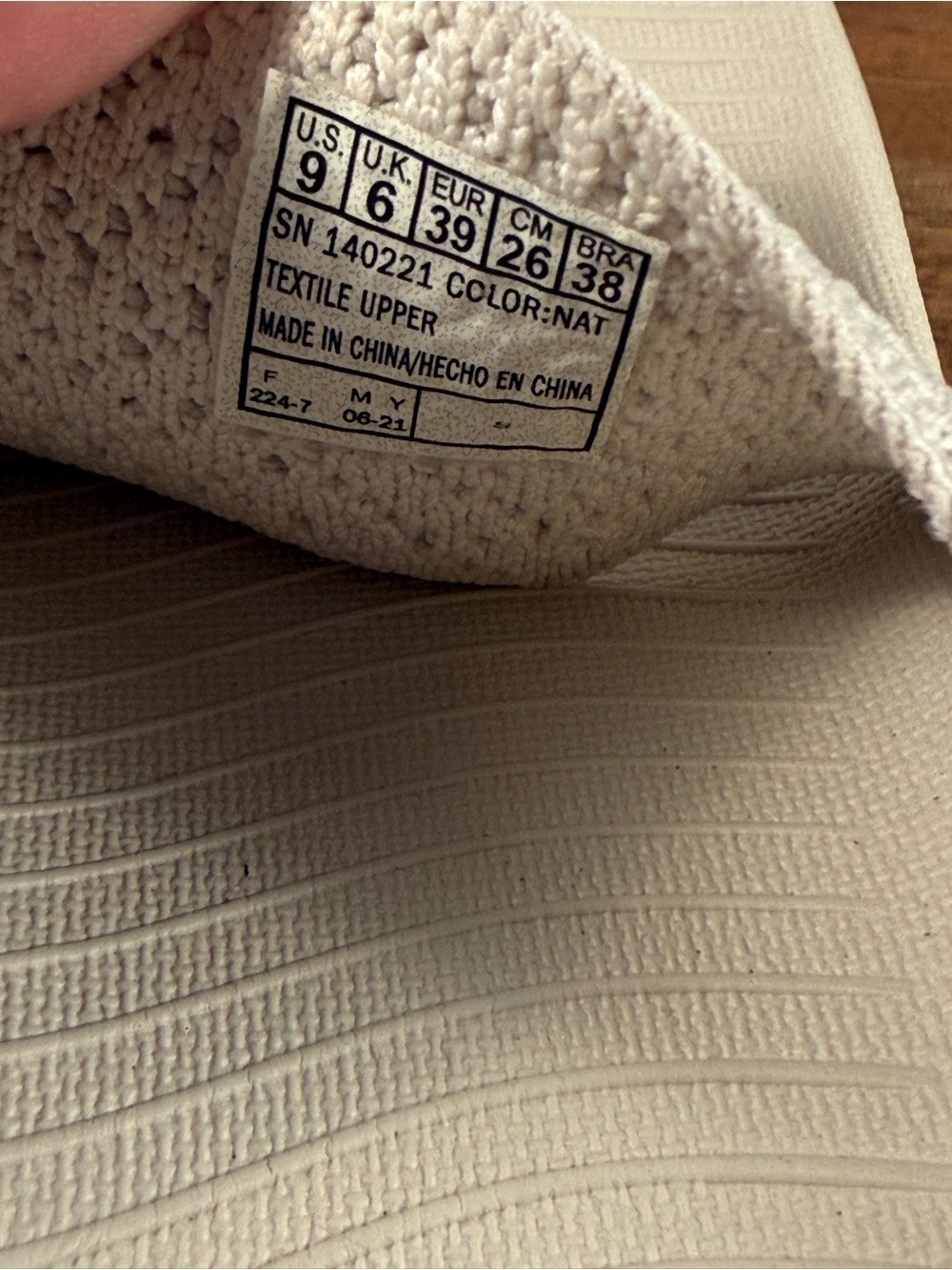 Sketchers Go Walk Arch Fit Knit Sandals, Cream Size 9 - Picture 9 of 11
